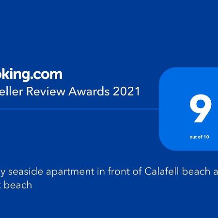 Lovely Seaside Apartment In Front Of Calafell Beach And Cunit Beach Segur de Calafell Eksteriør billede